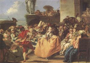 Giovanni Battista Tiepolo Carnival Scene or the Minuet (mk05) oil painting image
